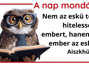 A nap mondása