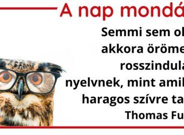 (HU) A nap mondása