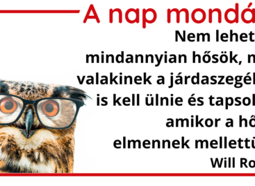 (HU) A nap mondása