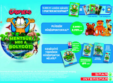 Garfield stars again: stickers, album, brand new plushies and accessories in SPAR’s loyalty promotion
