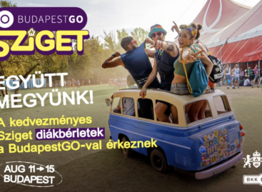Sziget 2026: for the first time, half-price festival passes for students with BudapestGO