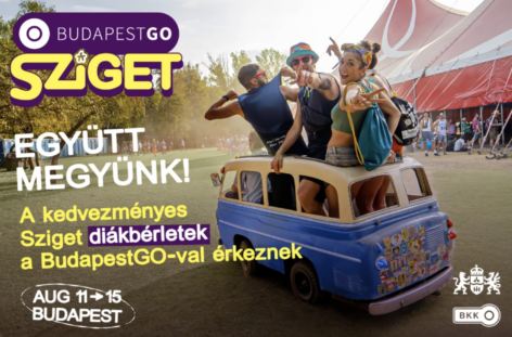 Sziget 2026: diákoknak most először félárú fesztiválbérlet a BudapestGO-val