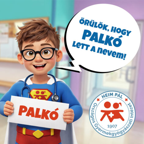 PALKÓ lett a Heim Pál gyerekkórház új digitális segítőjének neve