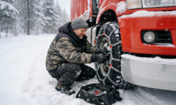 A kenyérnek a mínusz 15 fokban is oda kell érnie – dacolnak a magyar fuvarozók az elemekkel