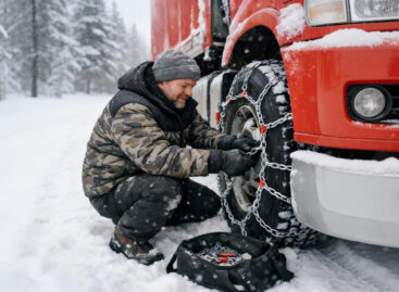 A kenyérnek a mínusz 15 fokban is oda kell érnie – dacolnak a magyar fuvarozók az elemekkel