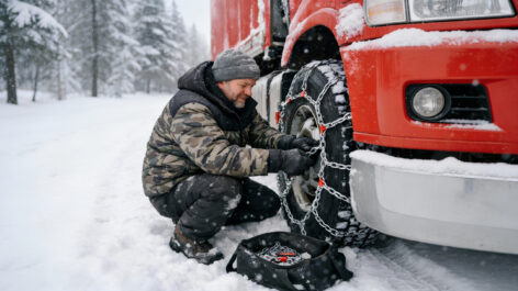 A kenyérnek a mínusz 15 fokban is oda kell érnie – dacolnak a magyar fuvarozók az elemekkel