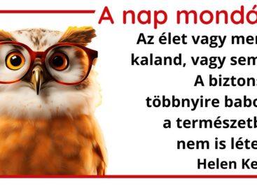 (HU) A nap mondása