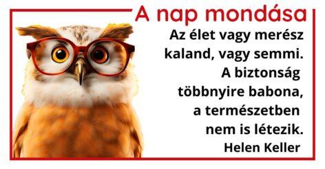 (HU) A nap mondása