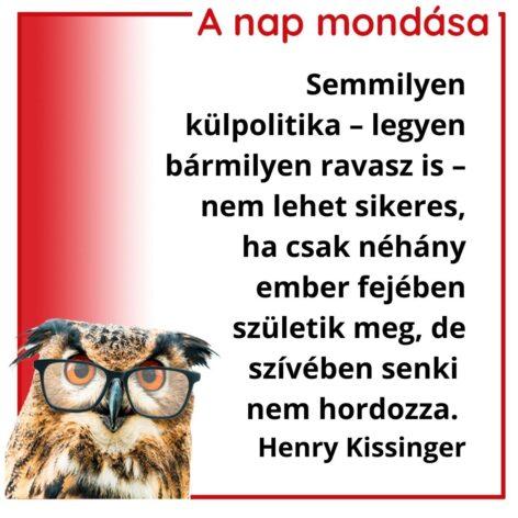 (HU) A nap mondása