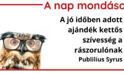 A nap mondása