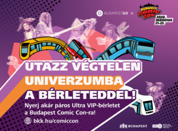 Anyone who travels with BudapestGO can win a ticket to the country’s largest comic book festival