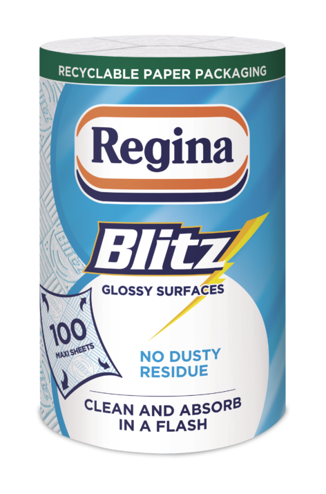 Regina BLITZ 3 rétegű, 1 tekercses innovatív papírtörlő