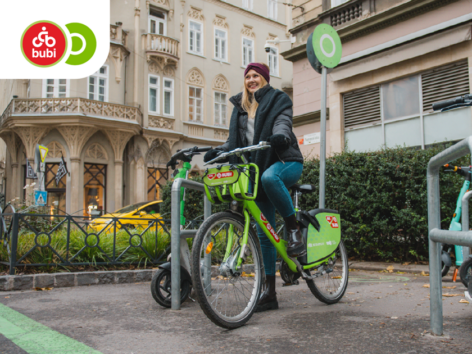 The Bubi pilot period continues: you can still test Mobi points with bikes until the beginning of March