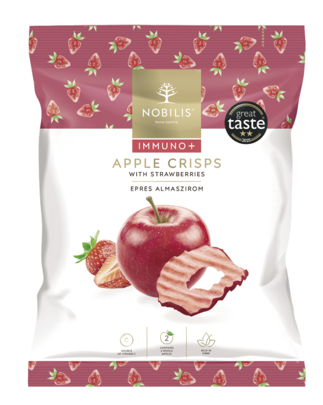 NOBILIS IMMUNO+ Apple chips with strawberries