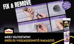 A Pattex bemutatja erős és visszaszedhető építési-szerelési ragasztóját