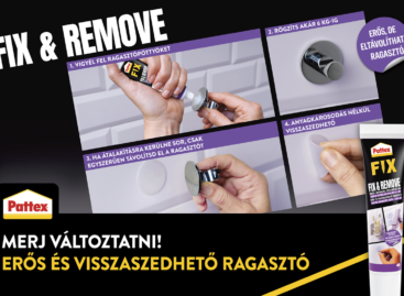 A Pattex bemutatja erős és visszaszedhető építési-szerelési ragasztóját