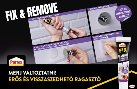 Pattex introduces its strong and removable construction adhesive