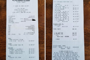 Kétoldalas blokk az élelmiszerüzletben – A nap képe