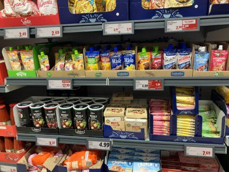 Breakfast goes pouch, premium and protein at Lidl Poland