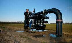 An irrigation project that is outstanding at a European level was implemented in Mezőfalva