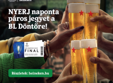 A Heineken® az UEFA Bajnokok Ligája döntőjére összesen 50 nyertest sorsol ki