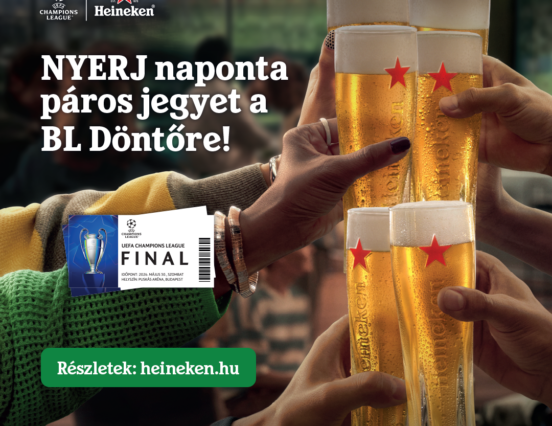 A Heineken® az UEFA Bajnokok Ligája döntőjére összesen 50 nyertest sorsol ki