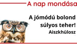 A nap mondása
