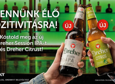 Két új variánssal bővíti portfólióját a Dreher: érkezik a Dreher Session IPA és a Dreher Citrus
