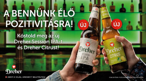 Két új variánssal bővíti portfólióját a Dreher: érkezik a Dreher Session IPA és a Dreher Citrus