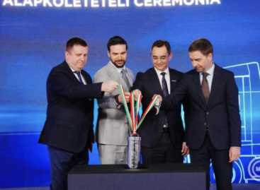 The foundation stone of a logistics and truck terminal was laid in Debrecen