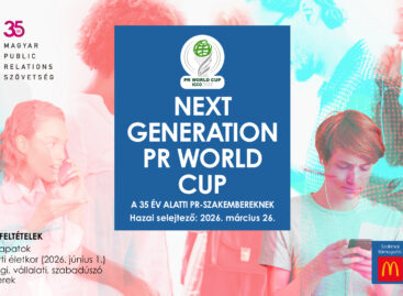Ismét indul a Next Generation PR World Cup hazai selejtezője – fiatal kommunikációs szakemberek jelentkezését várja az MPRSZ
