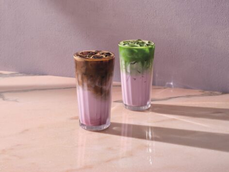 Starbucks welcomes spring with purple coffee