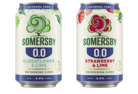 Somersby’s 0.0% favourites now available in canned formats