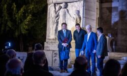The Törley Mausoleum was illuminated