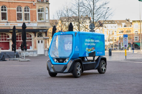 Colruyt is rolling out a driverless delivery vehicle in Leuven