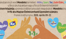 A legédesebb duó: a népszerű nasik vásárlása most 1+1% támogatást ér a Tesco és a Mondelez jóvoltából